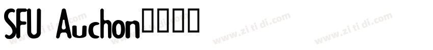 SFU Auchon字体转换